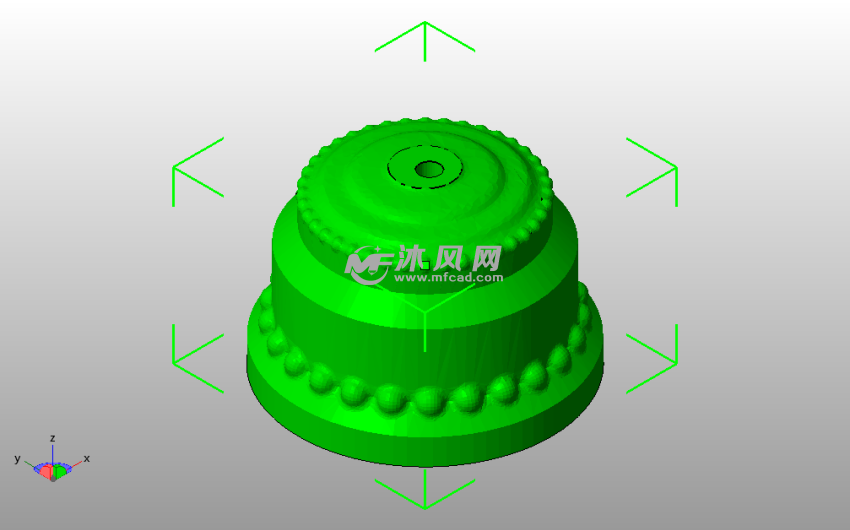 奖杯3D模型底座