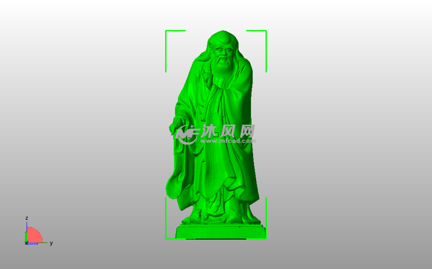  老子3D模型主视图