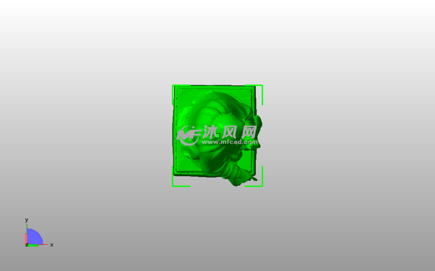  老子3D模型俯视图