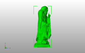  老子3D模型侧视图