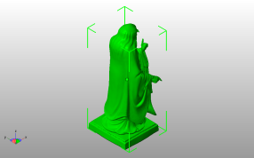  老子3D模型斜视图
