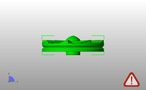 汽车轮毂模型侧视图