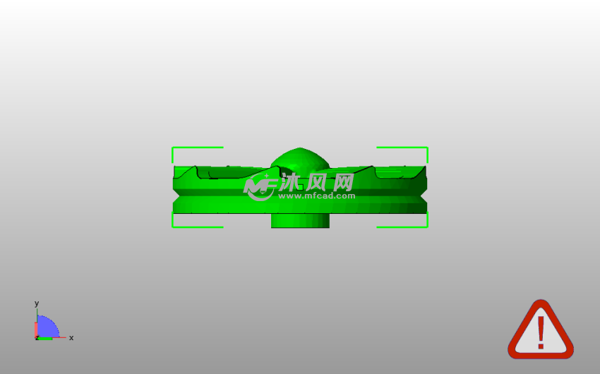 汽车轮毂模型侧视图