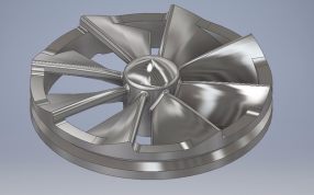 汽车轮毂模型效果图