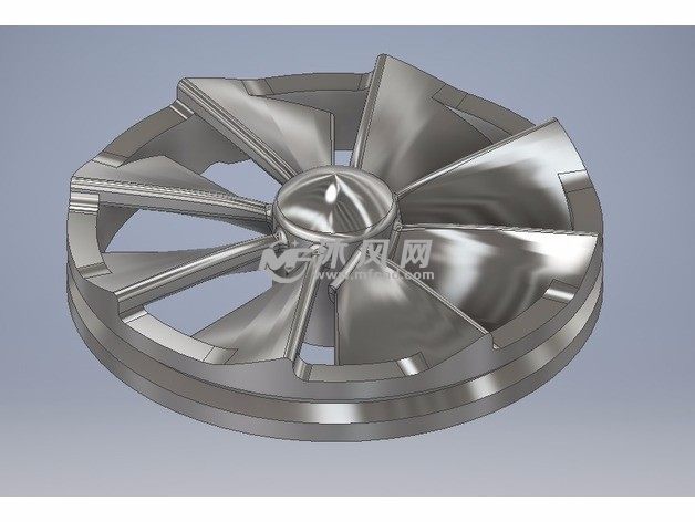 汽车轮毂模型效果图