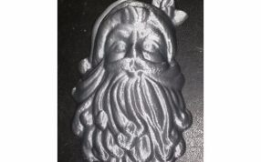 圣诞老人头像装饰实物图