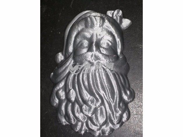 圣诞老人头像装饰实物图