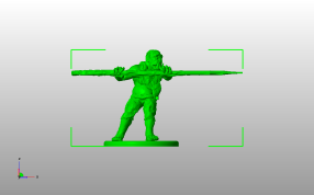 兽人巡逻模型侧视图