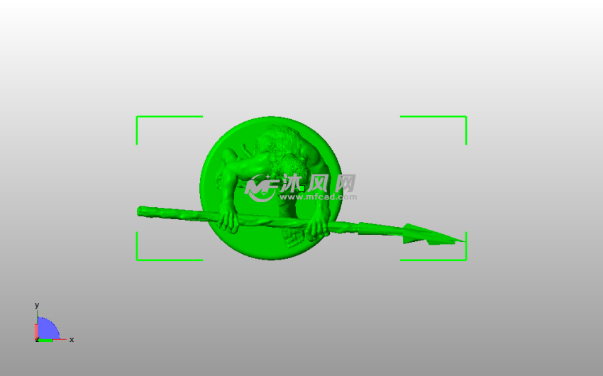 兽人巡逻模型俯视图