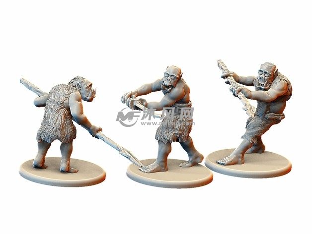 兽人巡逻模型实物图