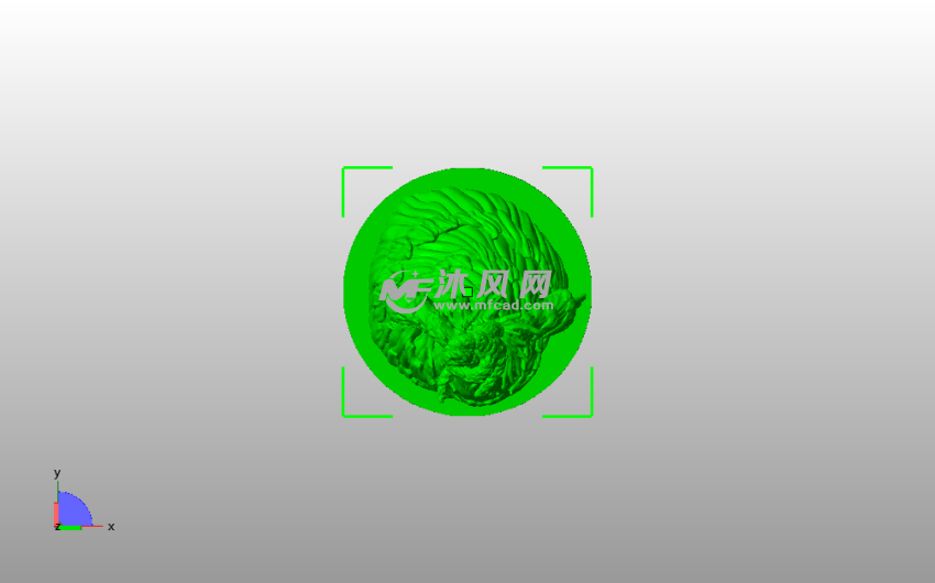 水元素模型俯视图