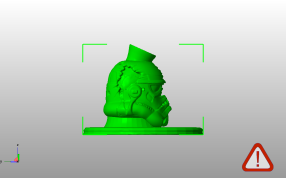 死骑兵笔筒侧视图