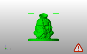 死骑兵笔筒主视图