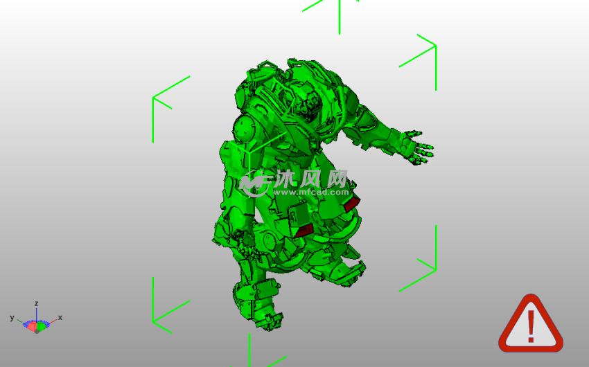 颂歌巨像模型斜视图