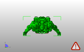 颂歌巨像模型俯视图