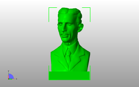 特斯拉半身像主视图