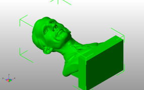 特斯拉半身像斜视图