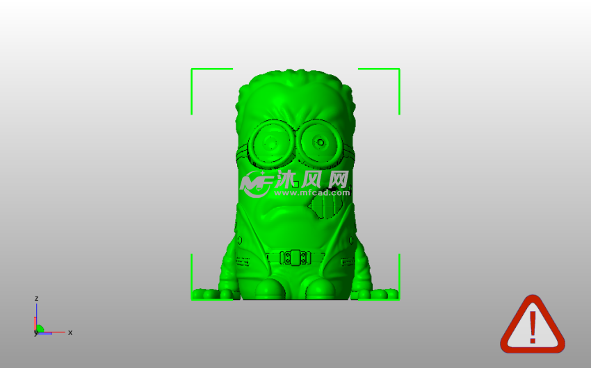 小黄人模型主视图