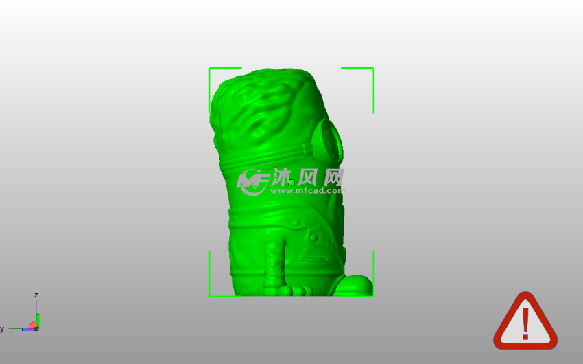 小黄人模型侧视图