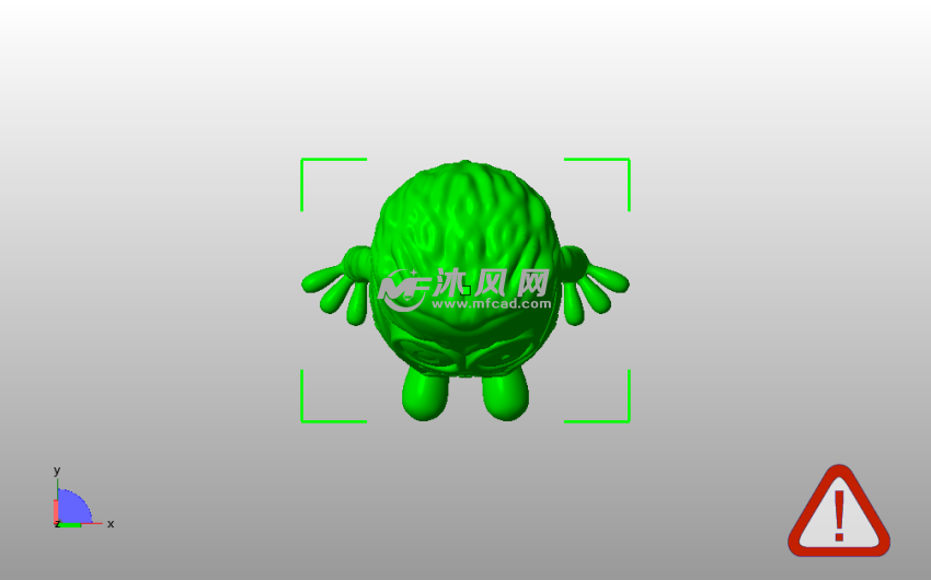 小黄人模型俯视图