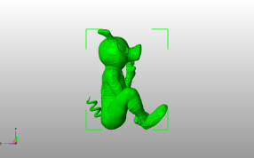 蜘蛛猪模型侧视图