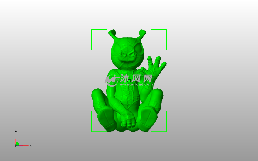 蜘蛛猪模型主视图