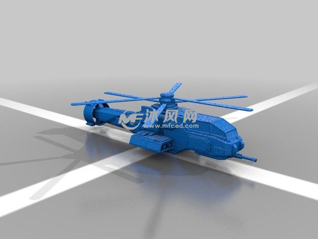 H5战斗直升机成品图