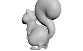 松鼠3D模型