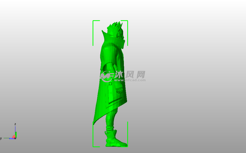  堡垒之夜人物侧视图