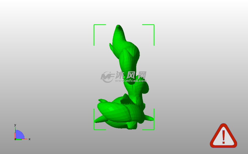 独角兽模型俯视图