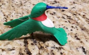  蜂鸟3D模型-实物图