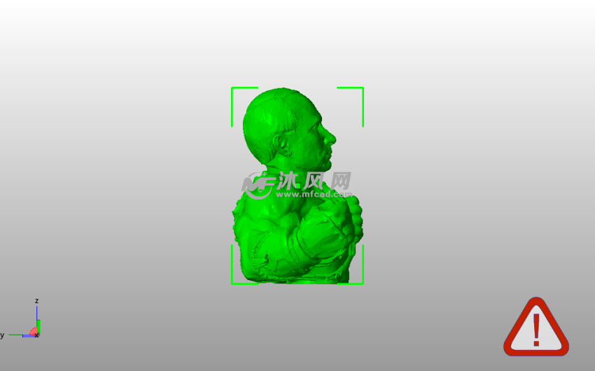 浩克普京模型侧视图