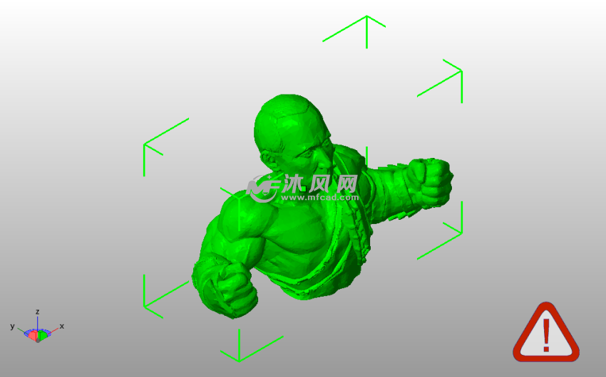 浩克普京模型斜视图