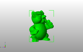 可爱的猫头鹰侧视图