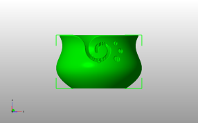 纱线碗模型主视图