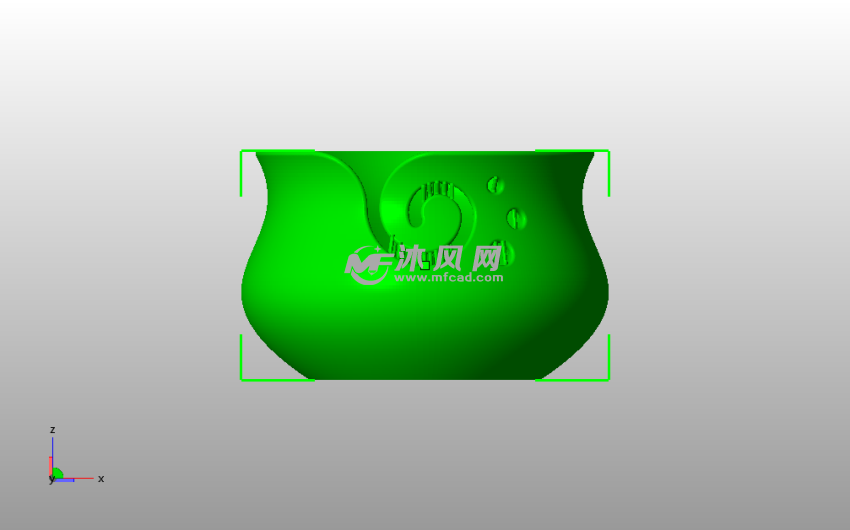 纱线碗模型主视图