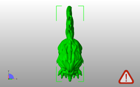 狮子怪兽模型俯视图