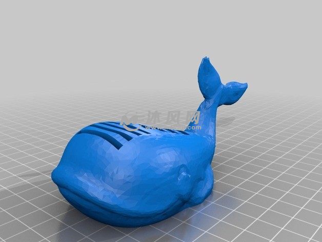 鲸鱼USB和sd卡支架成品图