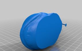 鲸鱼USB和sd卡支架剖面图