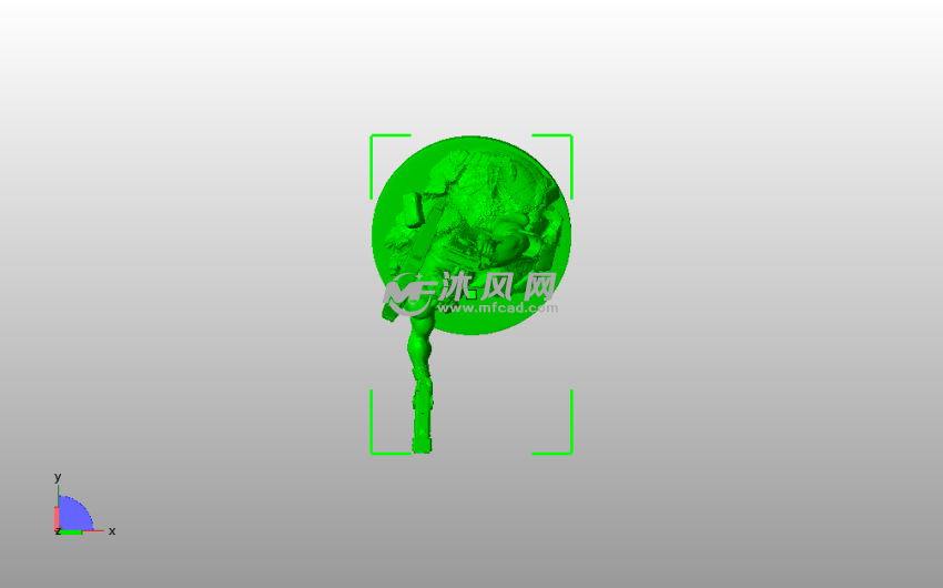 X战警模型俯视图