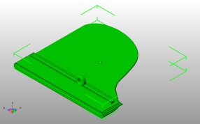 钢琴3D模型-盖子