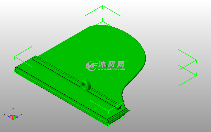 钢琴3D模型-盖子