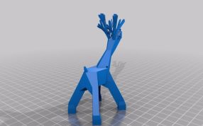 可爱的驯鹿-方屁股