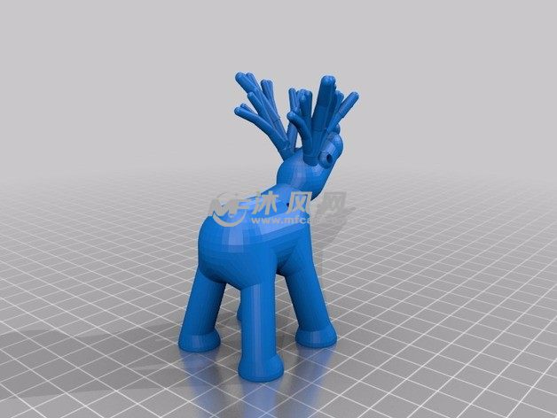 可爱的驯鹿-圆屁股