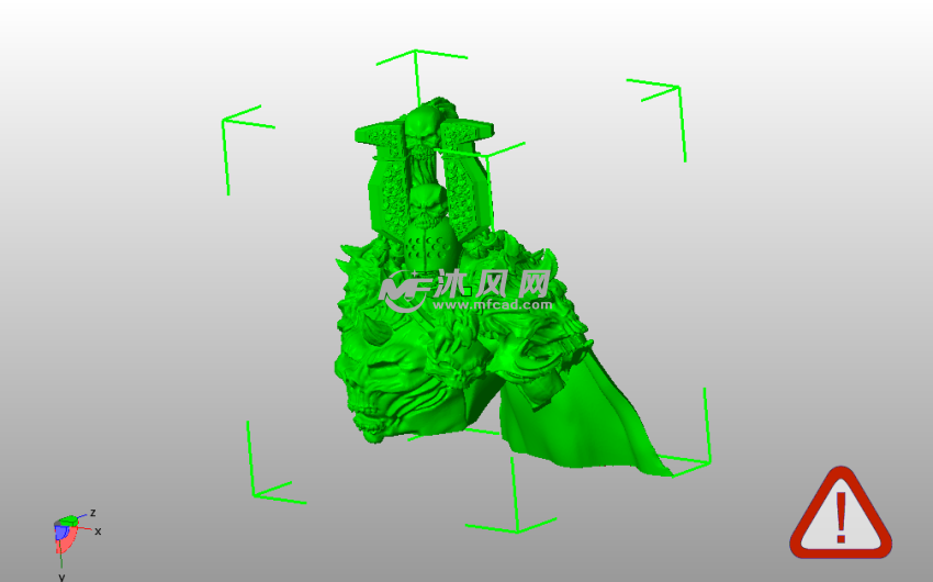 狂暴混沌雕像斜视图
