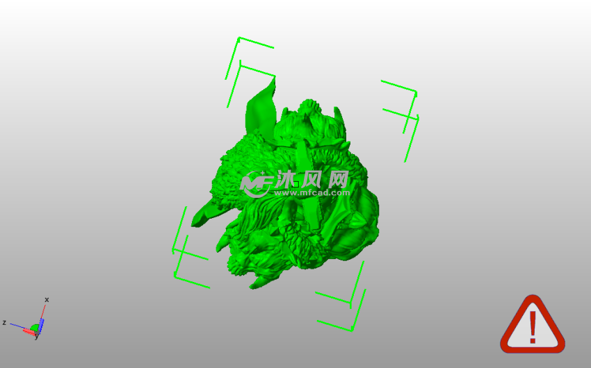 狂暴混沌雕像俯视图