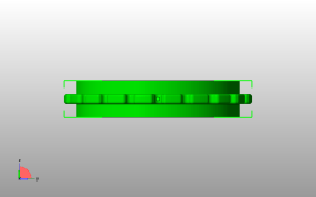 乐高链轮齿侧视图