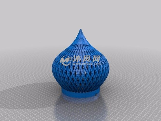 镂空南瓜灯罩模型图