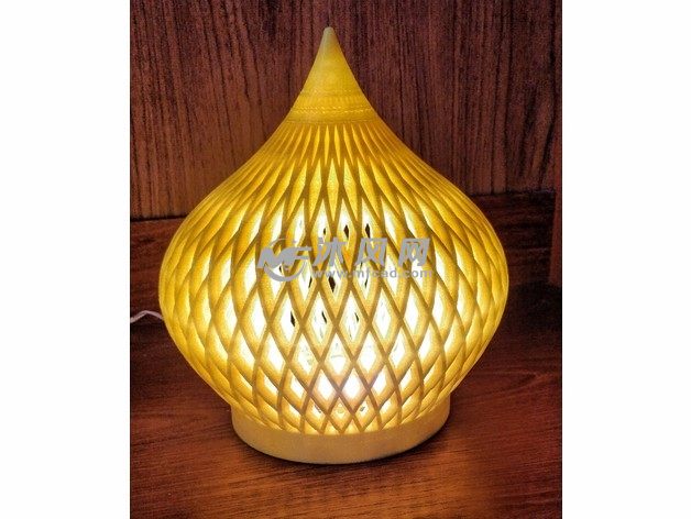 镂空南瓜灯罩-开灯较亮