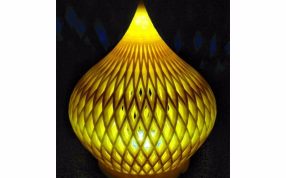 镂空南瓜灯罩-开灯较暗